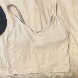 lululemon athletica Cream Tank Top